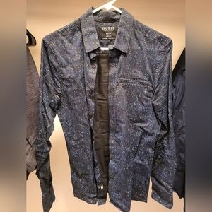 Dark blue Guess long sleeve with pocket